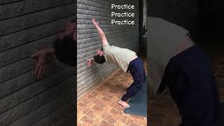 Back bending practice viralvideo youtubeshorts youtube trending yoga [upl. by Farica727]