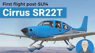 First flight postSU14 in the Cirrus SR22T  MSFS 2020 [upl. by Goda]