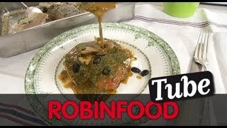 ROBINFOOD  Bacalao asado con tomate y albahaca [upl. by Jeffcott]