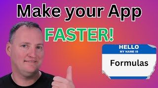 Better Performance with Less Effort Use Power Apps Named Formulas [upl. by Iniretake310]