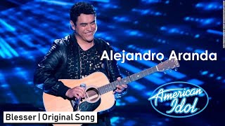 Alejandro Aranda Sings Original Song  Blesser  American Idol 2019 [upl. by Hen633]