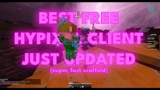 BEST FREE HYPIXEL CLIENT JUST UPDATED  FASTEST SCAFFOLD  feat RavenXD wconfig [upl. by Unity]