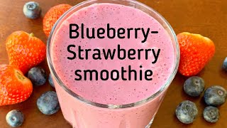 Best Smoothie Recipe 2021  Blueberry Strawberry Smoothie Recipe  Shubhas Desi Kitchen [upl. by Alli]