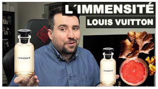 LOUIS VUITTON  L´IMMENSITÉ  GINGER AMBROXAN AND GRAPEFRUIT FRESHIE  THIS OR BVLGARI TYGAR [upl. by Allene]