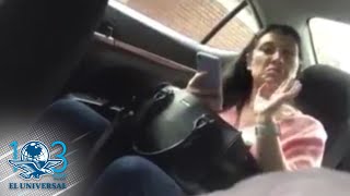 Mujer amenaza a conductor de Uber con dejarlo sin trabajo [upl. by Enigroeg]