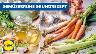 Gemüsebrühe Selber Machen Aus Resten  Food Waste  Resteverwertung Rezepte  Lidl Kochen [upl. by Ydnam]