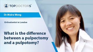 What is the difference between a pulpectomy and a pulpotomy  Online interview [upl. by Shermy]