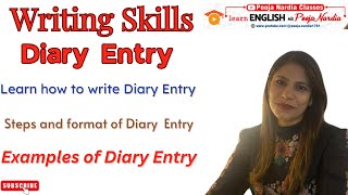 Writing Skills I Diary Entry I Learn how to write Diary Entry I Examples of Diary Entry I [upl. by Esila]