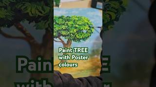 How to paint a tree rajeshlines art painting tree artist nature youtube shorts ytshorts [upl. by Delbert]