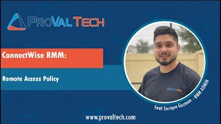 ConnectWise RMM Remote Access Policy [upl. by Adnirak]