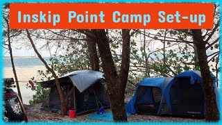 Best Campsite at Inskip Point Campground  Camp Setup [upl. by Odnarb541]