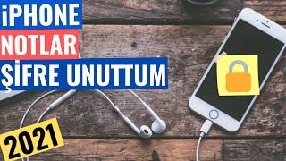 iPHONE NOTLAR ŞİFREMİ UNUTTUM [upl. by Aihtiekal264]