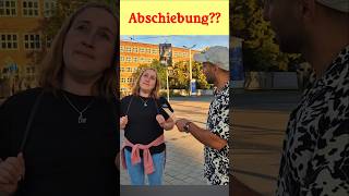 Sind Sie für Abschiebung 🤔✈️ deutschland syrien interview migration krise abschiebung [upl. by Azyl16]