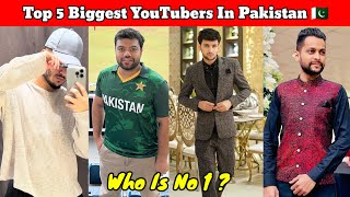 Top 5 Pakistani Best Youtubers  Top 5 Vloggers in Pakistani 2024 part 2 [upl. by Marelda690]