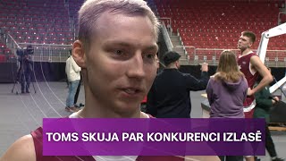 Toms Skuja par potenciālo debiju basketbola izlasē konkurenci un darbu treniņos  Sporta Studija [upl. by Isis]