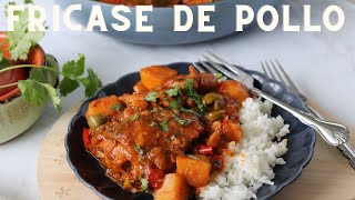 Fricase de Pollo  Cuban Chicken Fricassee  Anitas Deights [upl. by Nies639]