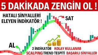 DAKİKALIK GRAFİKLERDE KULLANILACAK İNANILMAZ 2 İNDİKATÖRLÜ ALSAT STRATEJİSİ  � ALSAT SİNYALLERİ [upl. by Sennahoj]