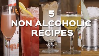 Our Top 5 NonAlcoholic Cocktail Recipes  Alcohol Free Recipes  Mixology Guide [upl. by Kjersti]