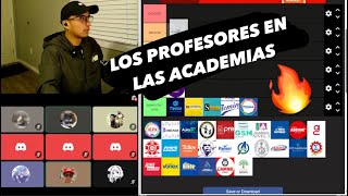 🔴Tier List LA MEJOR ACADEMIA admisionsanmarcos examendeadmision [upl. by Ahtis]