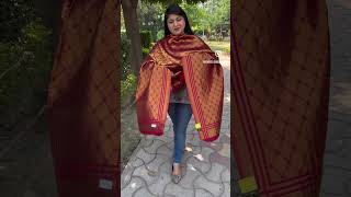 Shawl ytshorts wintershawl shawls puresilk fashion [upl. by Xet760]