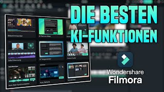 Videos mit KI bearbeiten  Das BESTE Videoschnittprogramm mit AI  Wondershare Filmora [upl. by Kcireddor]