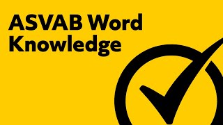 ASVAB Word Knowledge Study Guide [upl. by Garth488]