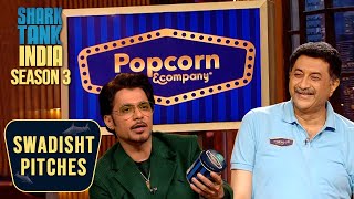 Shark Tank में आए Popcorn Man Of India  Shark Tank India S3  Swadisht Pitches [upl. by Ariaz]