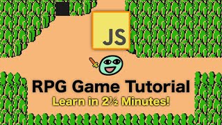 Code an RPG Game Using JavaScript in 2½ Minutes [upl. by Marrin]