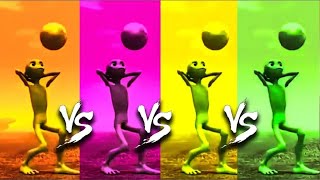 FUNNY GREEN ALIEN VS DAME TU COSITA VS PATILA DANCE VS PATILA FROG VS GREEN ALIEN DANCE CHALLENGE [upl. by Randene]