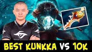 Best Kunkka vs 10000 MMR — Attacker vs MidOne [upl. by Dwight668]