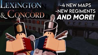 Lexington And Concord WAR OF 1812 UPDATE Roblox [upl. by Ziguard]