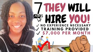 7 Easy Hiring Immediately Work from Home Jobs Paying 7000Month [upl. by Eenad]