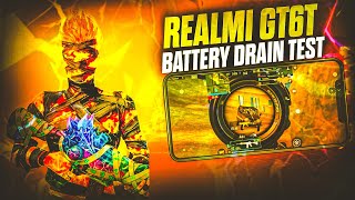 REALMI GT6T BATTERY DRAIN TEST 😱BGMI 90 FPS 🔥realmegt6t gaming pubg [upl. by Irahk254]