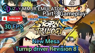 30 FPS Playable  NARUTO SHIPPUDEN Ultimate Ninja Storm Trilogy  Uzuy mmjr Emulator on android [upl. by Ennayrb]