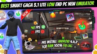 New Smartgaga 31 Best Version For Free Fire Low End PC  Smartgaga Without Graphic Card  2024 [upl. by Rol]