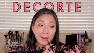 DECORTE  New Makeup Review [upl. by Marlyn]