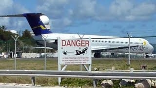 Jet Blast in St Martin from Plane taking off Where woman gets hurt [upl. by Ym188]