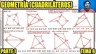 CUADRILATEROS GEOMETRIA TRAPECIO TRAPEZOIDETRAPEZOIDE SIMETRICO TRAPECIO RECTANGULOISOCELES [upl. by Darum]