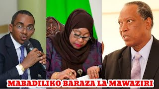 RAIS SAMIA AFANYA MABADILIKO BARAZA LA MAWAZIRI ATEUA NA KUHAMISHA [upl. by Aleetha]