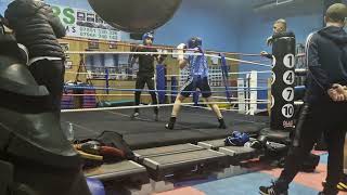 kasey sparring at notts r2071024 [upl. by Tsirhc]