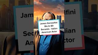 James Gandolfini Bio In 60 Seconds  Italian American Actor [upl. by Jamel]