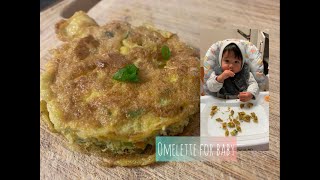 Baby Finger Foods Omelette Allergen Egg [upl. by Arral]