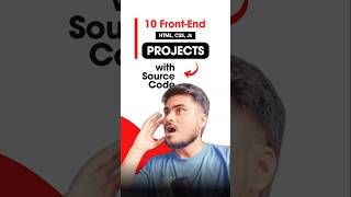 10 Unique Frontend Projects with Source Code shorts frontend html css javascript projects [upl. by Florence]