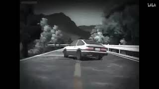 Initial D First Stage  Takumi Fujiwara vs Keisuke Takahashi First Encounter Inertia Drift scene [upl. by Forkey]