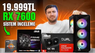 1 Dolar 3212 TL  19999 TL ASUS RX 7600 SİSTEM İNCELEME REHBERİ 🔴 [upl. by Ahsieuqal862]