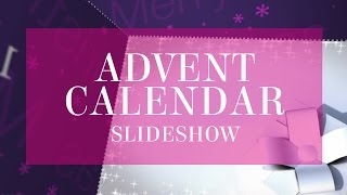 Advent Calendar Slideshow  After Effects Template [upl. by Anitsyrhc529]