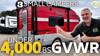 Small Campers Under 4000lbs GVWR  2024 Models [upl. by Akihdar]