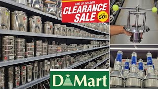 DMart Clearance Sale Upto 75 On Stainless Steel Products [upl. by Michelsen]