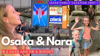 1 Day in Osaka 1 Day in Nara Try and Keep Up [upl. by Hairem]