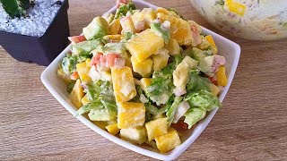 🥗 Ensalada saludable deliciosa y muy fácil de preparar ¡Pruébala 😋🤤 [upl. by Rehteh]